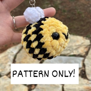 PATTERN ONLY** Mini Crochet Bee Pattern