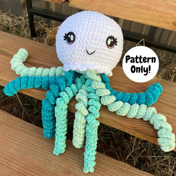 Jellyfish plush pattern hotsell