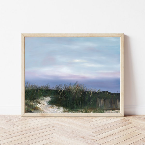 Art Print, South End, Wrightsville Beach, Sand Dunes, Melissa Schepp Creations