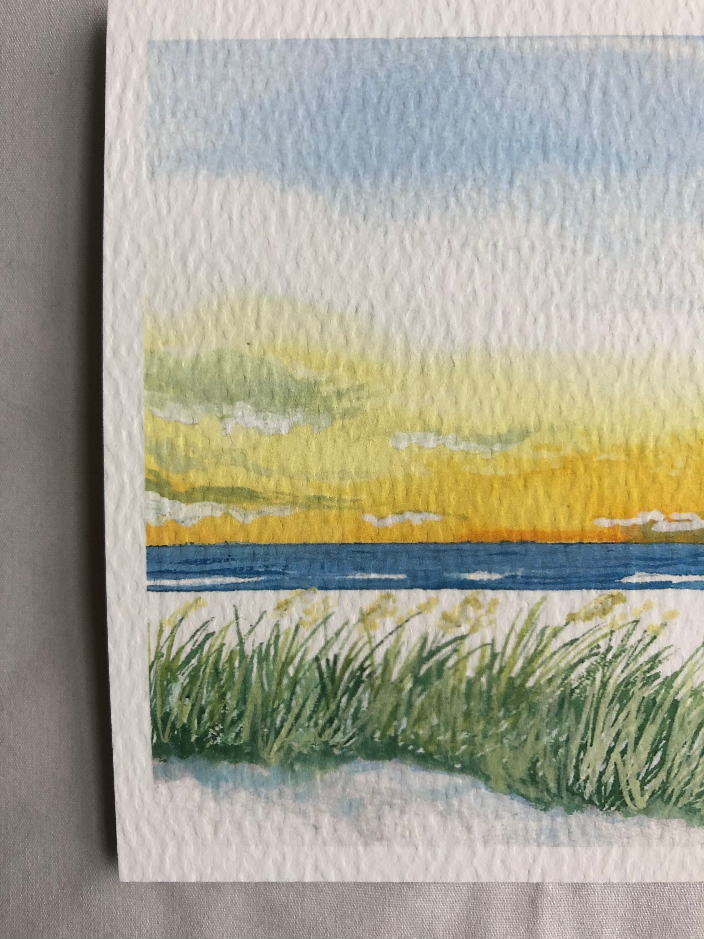 Premium Giclee Art Print 5x7 Sea Breeze Wrightsville Beach NC Etsy