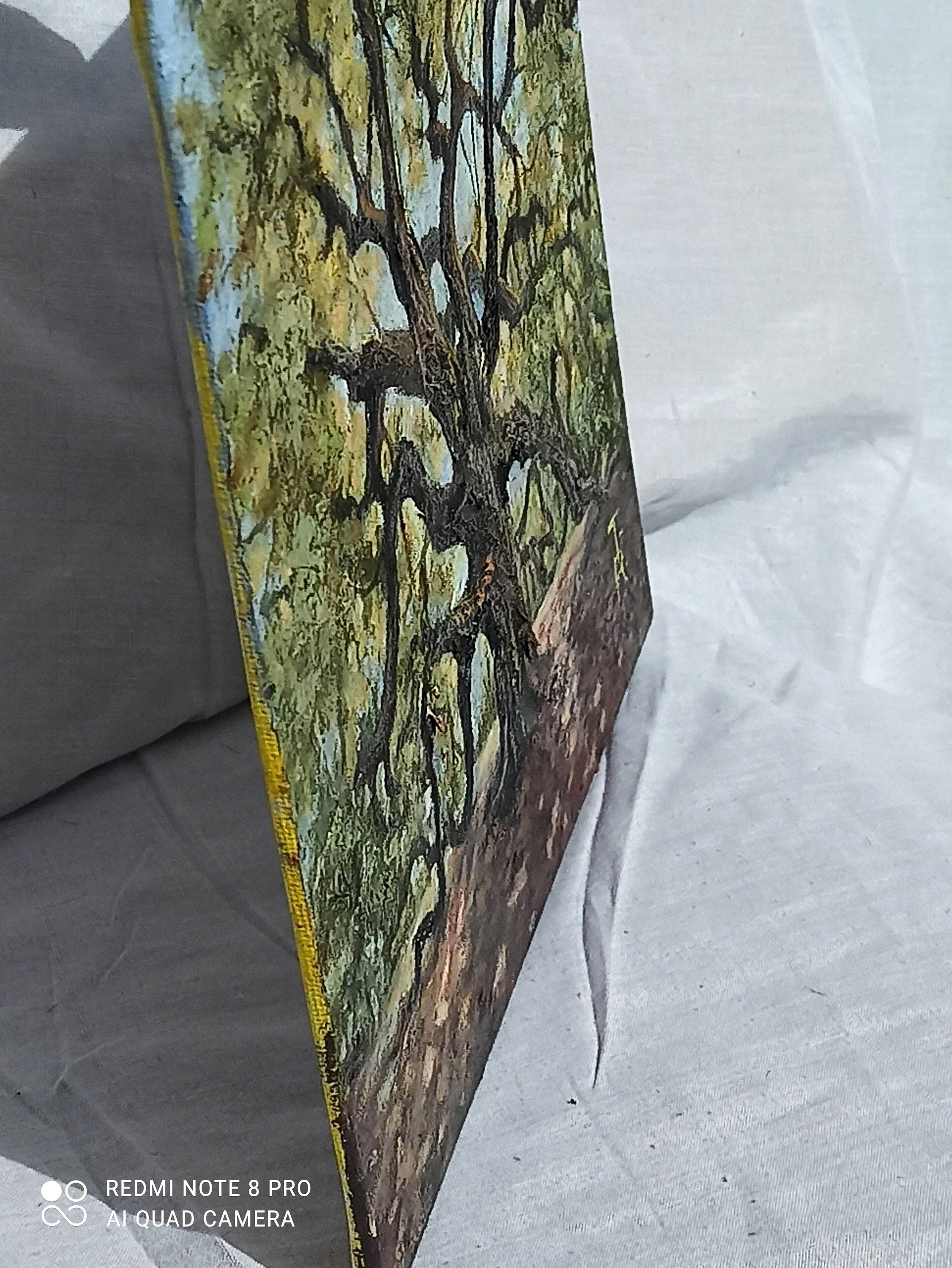 Angel Oak Tree Painting Forest Wall Art Oil Painting Original on Canvas