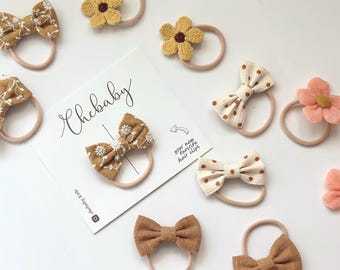 Baby Flower Hair Ties: Elastic Toddler Hair Accessories
