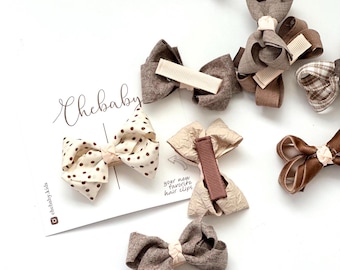 Pick your own | Medium Fabric Bow, hair clips, Baby girl hair clips, toddler hair clips, cute bow, girl bows