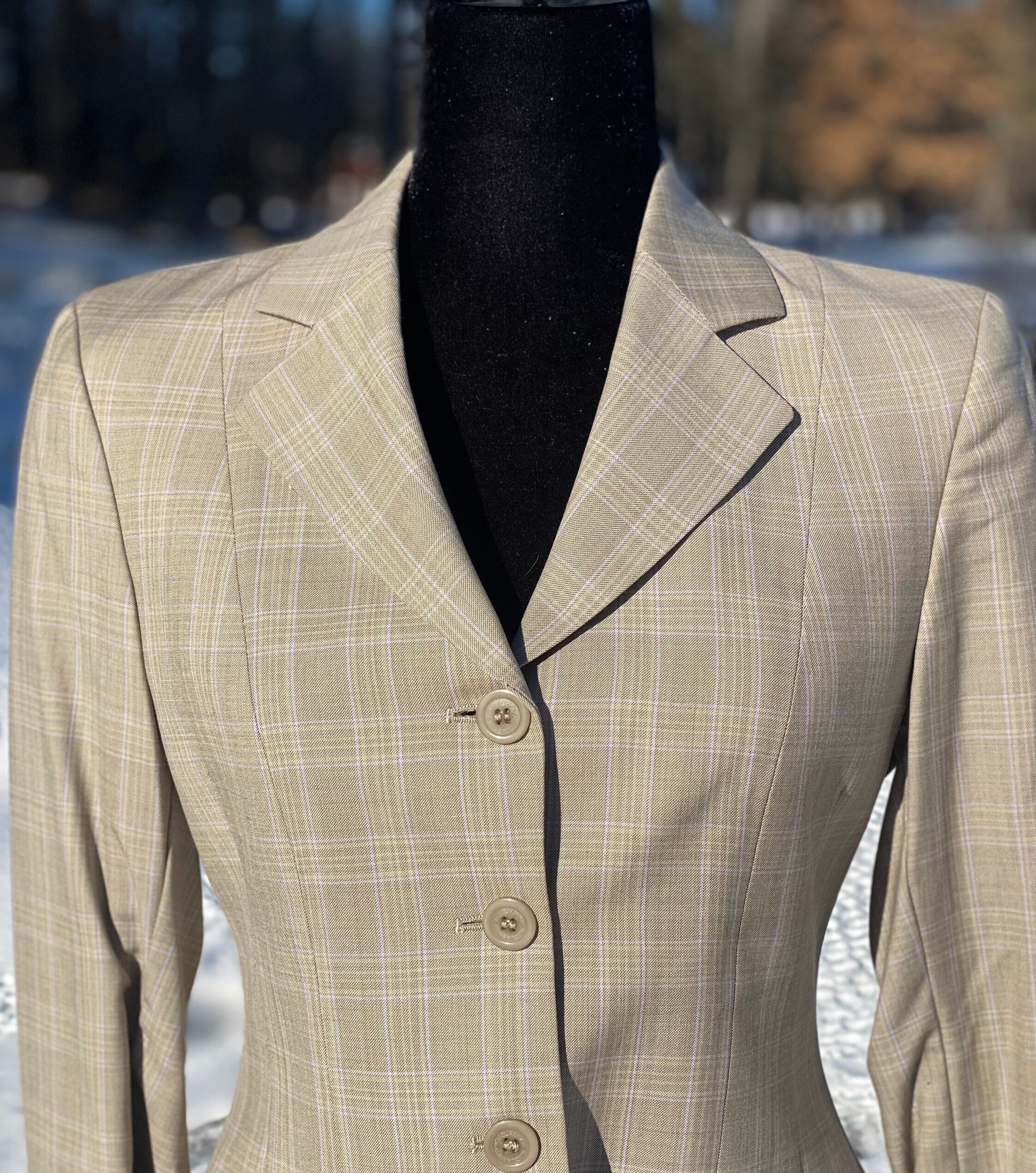 Grey Plaid Hunt Coat - Etsy