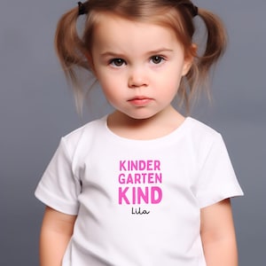 T-shirt personnalisable pour la maternelle 2025 – pour filles et garçons