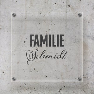 Briefkasten Namenssticker, Namensaufkleber, personalisiert, individuell, Vinylsticker, Fenster, Scheiben