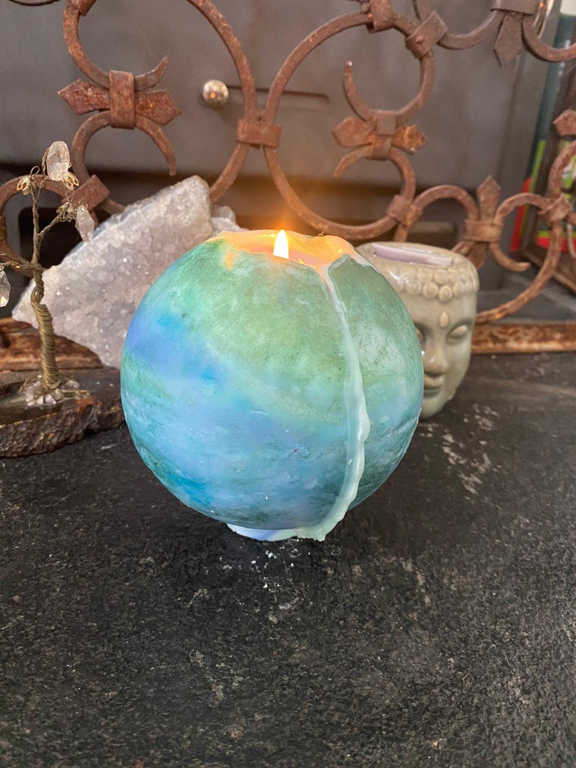 Earth alter/ritual Candle Etsy