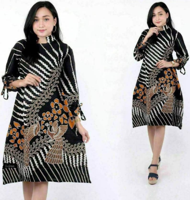 BATIK DRESS Handmade/ Formal Batik Dress/ Printed Dress/ Short - Etsy