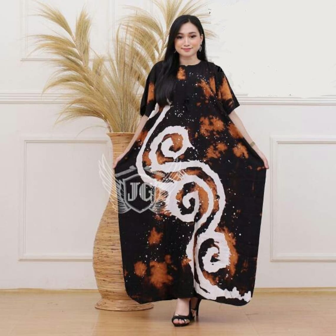 batik long frocks