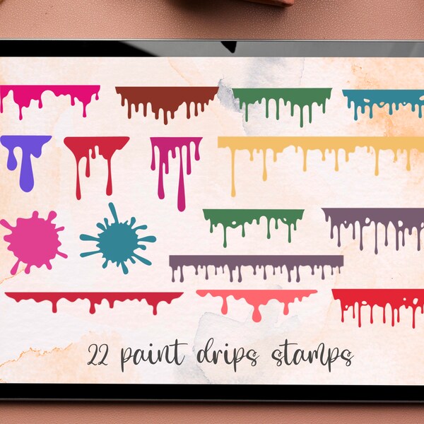 Paint Drip Etsy