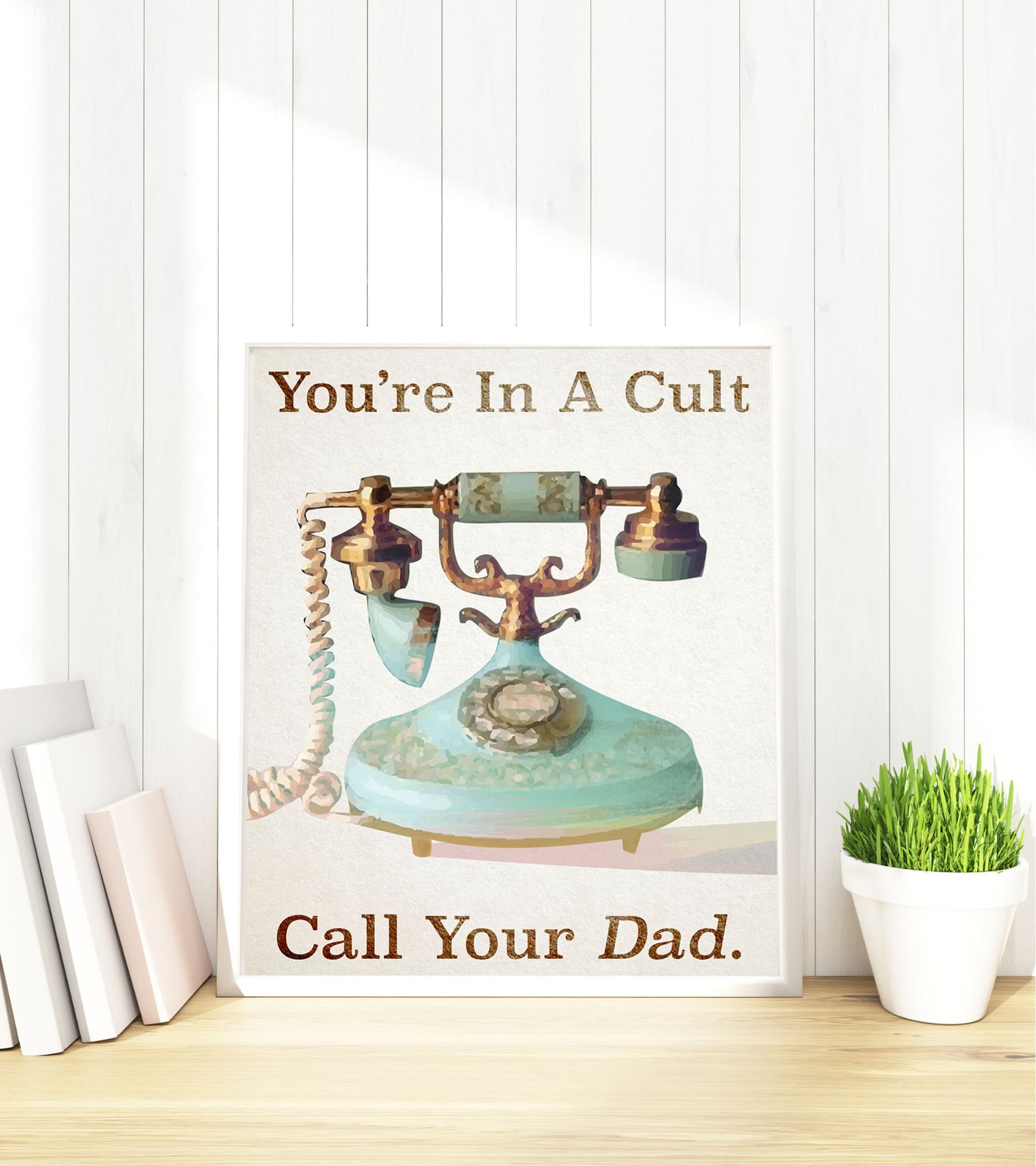 You're in A Cult Call Your Dad True Crime Wall Art and My Favorite ...