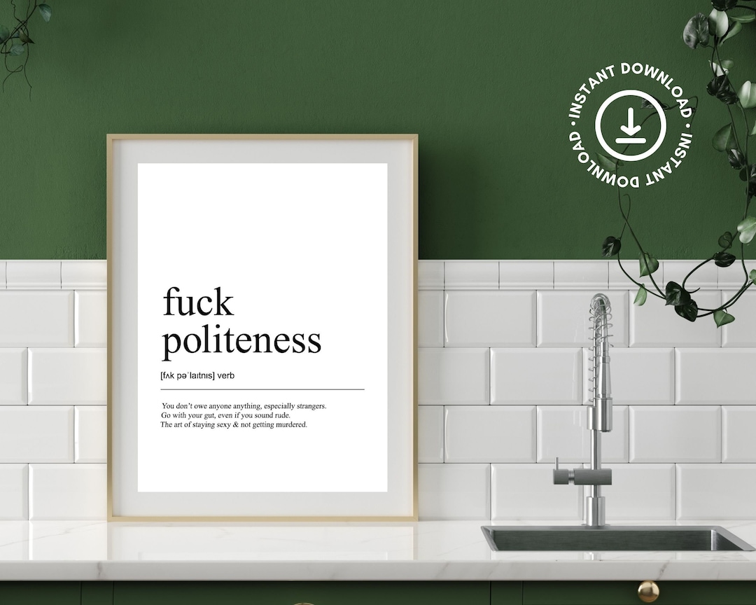 Dictionary Definition Art Print for True Crime Fan, Funny Housewarming Gift, Black and White