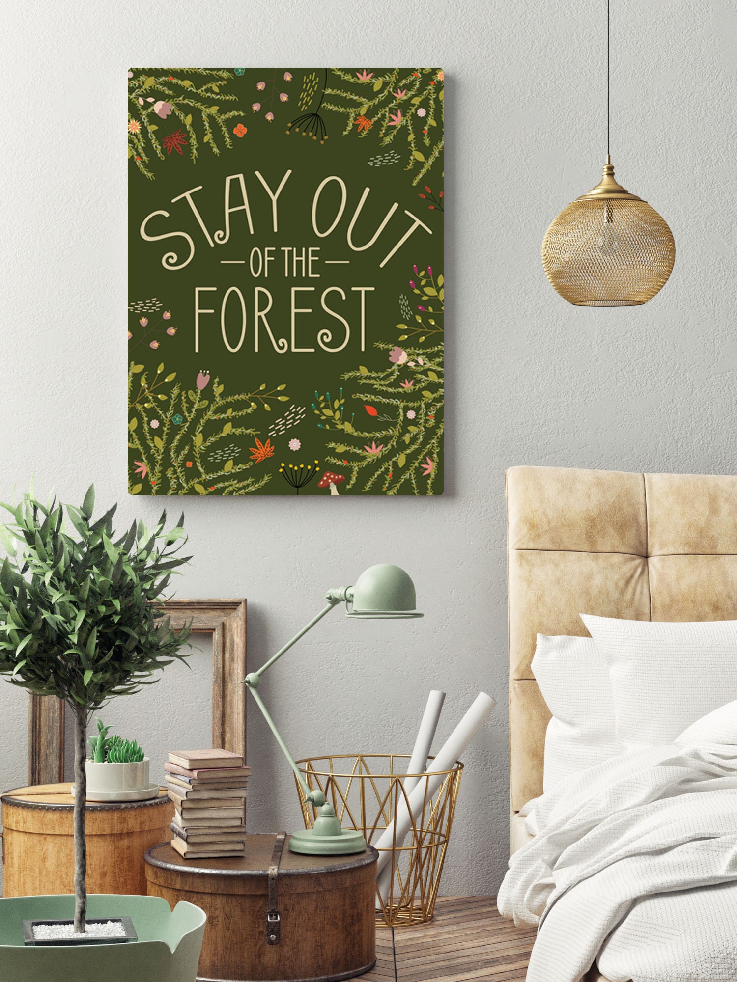 My Favorite Murder Wall Decor True Crime Home Decor Stay Out Etsy