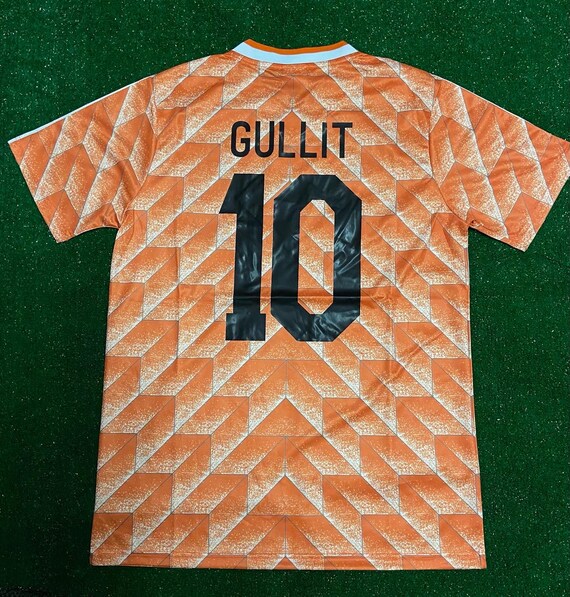 Gullit retro jersey camiseta de fútbol trikot Etsy España