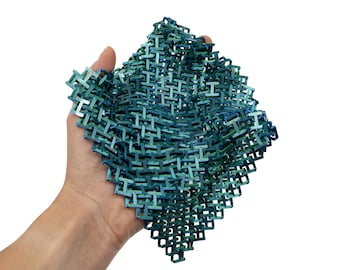 Chainmail Fidget Toy, 3D Printed Fabric Sensory Toy