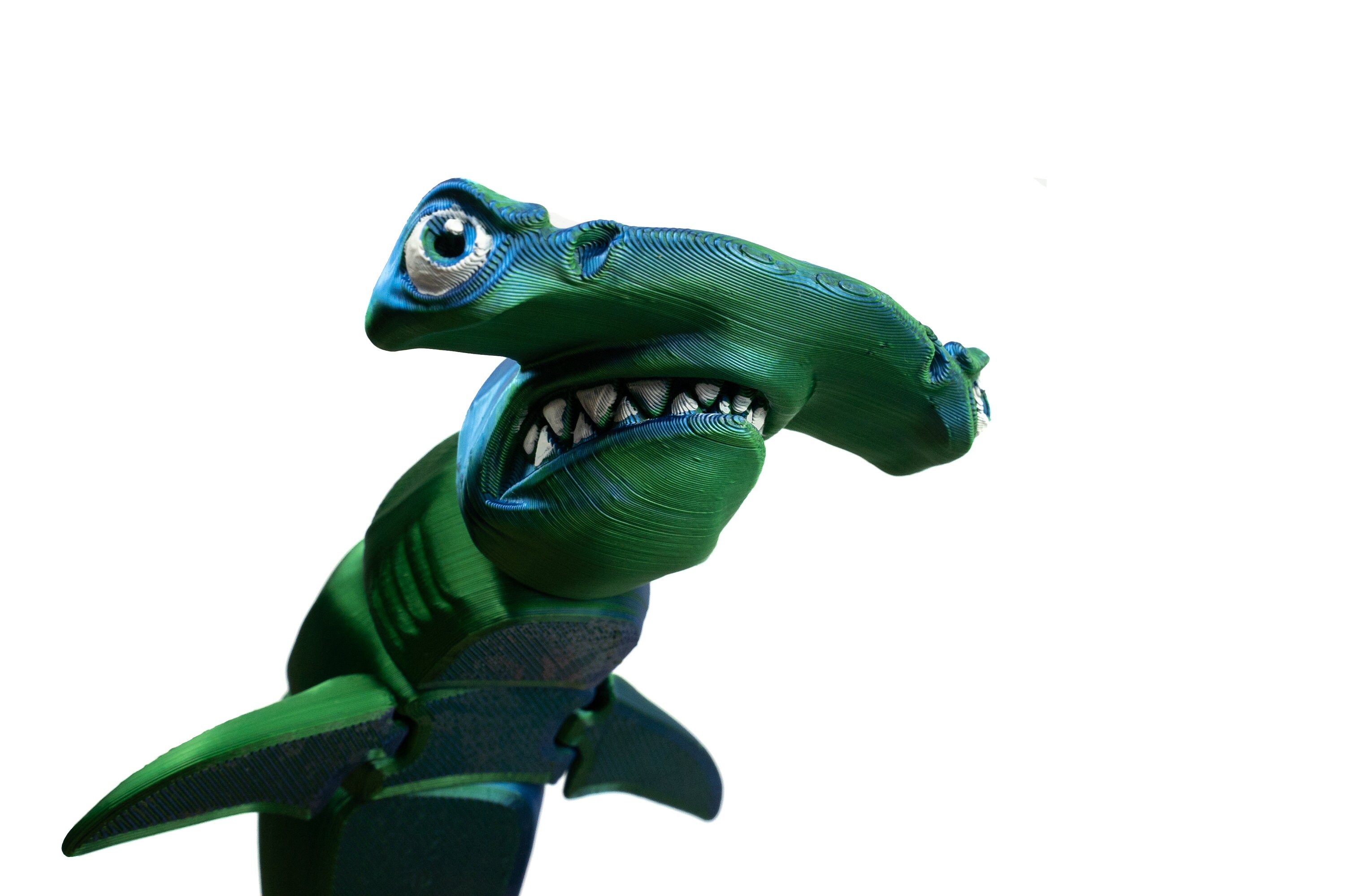 Hammerhead Shark Fidget Toy Articulated Shark Gift Sensory - Etsy