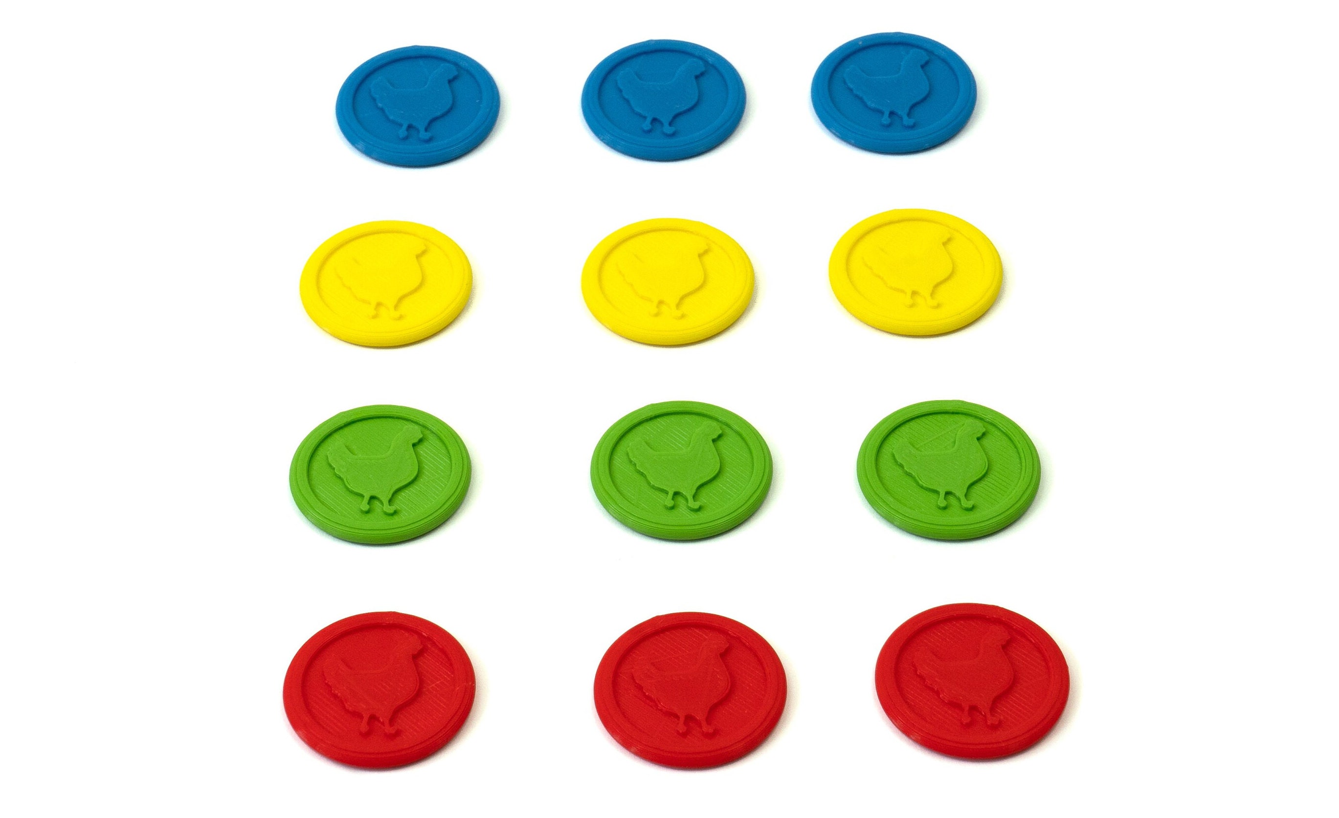 Ersatzchips mit Aufkleber für Looping Louie & Looping Chewie Chips Hasbro Drunken Louie Bierhuhn (Drunken Louie Braun, Magenta