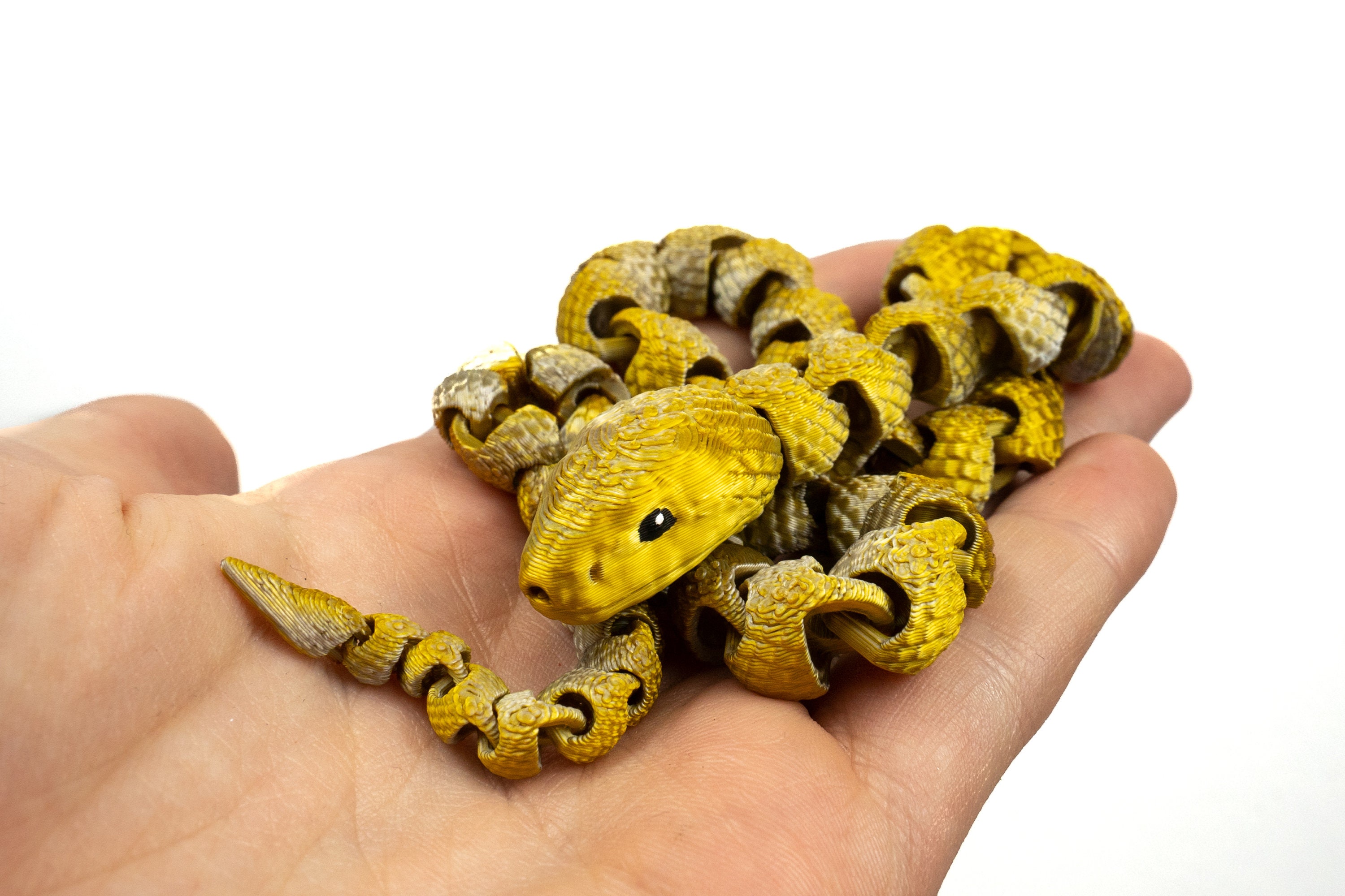 Snake Fidget Toy Flexible Articulated Long Snake Gift Etsy