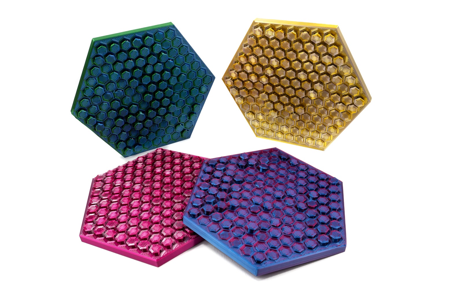 Push Pin Fidget Hexagonal Push Pin Fidget: 3D Printed Sensory Desk Toy - Etsy