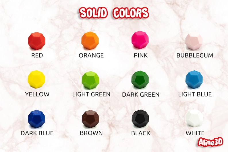 May include: An image showcasing a variety of solid-colored, geometric shapes. The colors include red, orange, pink, bubblegum, yellow, light green, dark green, light blue, dark blue, brown, black, and white. Text at the top reads "SOLID COLORS".