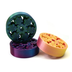 Gear Fidget, Round Sensory ADHD Autism Tinker Tool, Stress Relief, Desk Toy