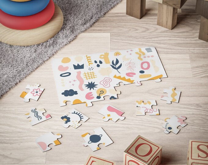 Abstract Doodles Kids' Puzzle, 30-Piece