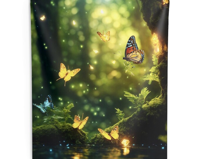Magikal Butterflies Indoor Wall Tapestries