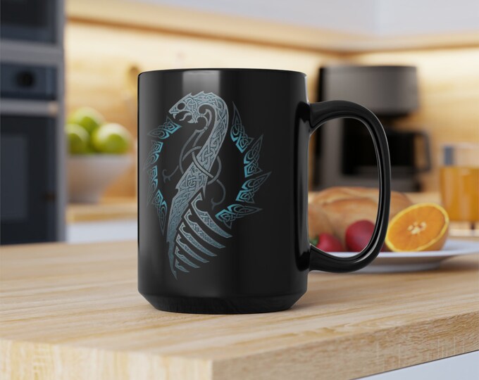 Viking Ship Mug, 15oz