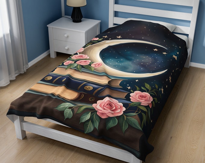 Book Lover's Dream Velveteen Plush Blanket
