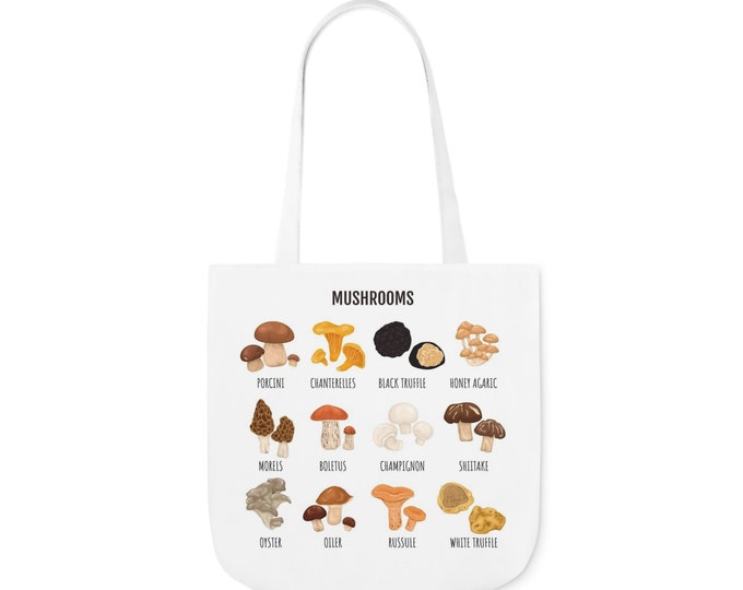 Edible Mushrooms Tote Bag