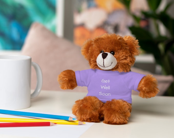 Get Well Soon Stuffed Animals with Tee