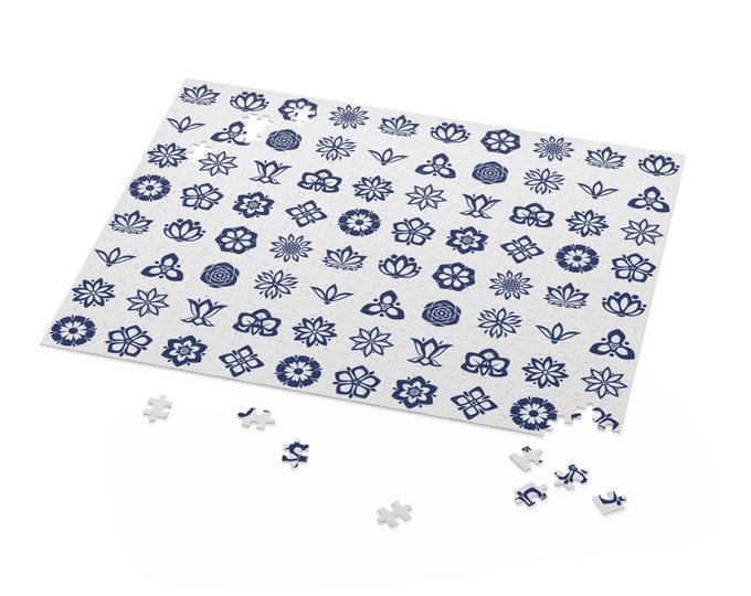 Flower Medallions Puzzle (120, 252, 500-Piece)
