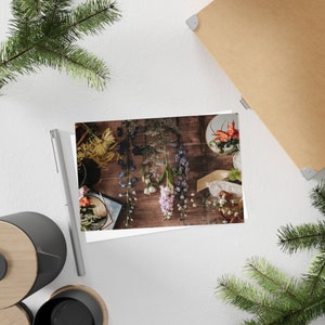 Cartes postales sur le thème des fleurs Cottagecore (10 pièces)