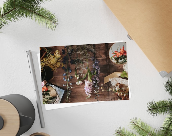 Cottagecore Flowers Theme Postcards (10pcs)