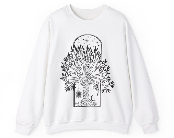 Tree in Doorway Unisex Heavy Blend™ Crewneck Sweatshirt