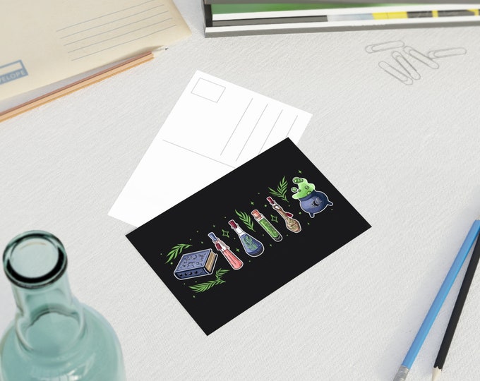 Witchy Apothecary Themed Postcards (10pcs)