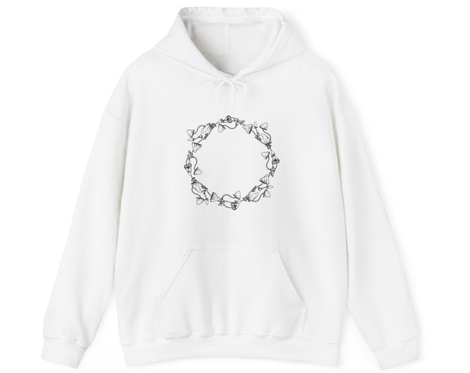 Mushroom Wreath Unisex Heavy Blend™ Hooded Sweatshirt