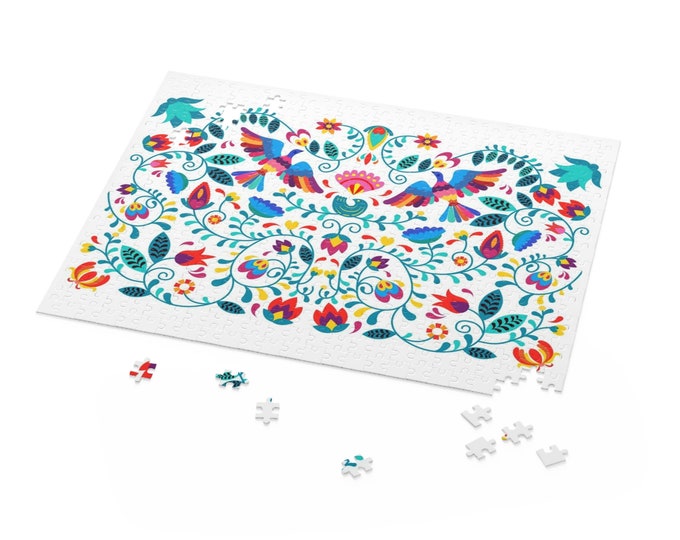 Mexican Floral Pattern Puzzle (120, 252, 500-Piece)