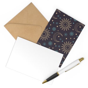 Esoteric Celestial Theme Postcards (7 pcs)