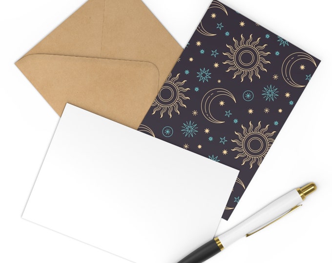 Esoteric Celestial Theme Postcards (7 pcs)