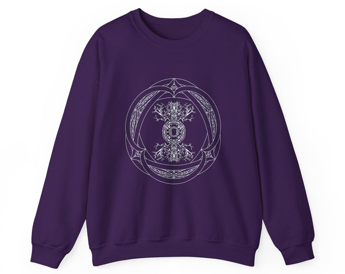Celtic Tree Knotwork Unisex Heavy Blend™ Crewneck Sweatshirt