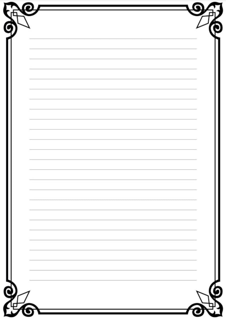 Printable Journal Pages Etsy