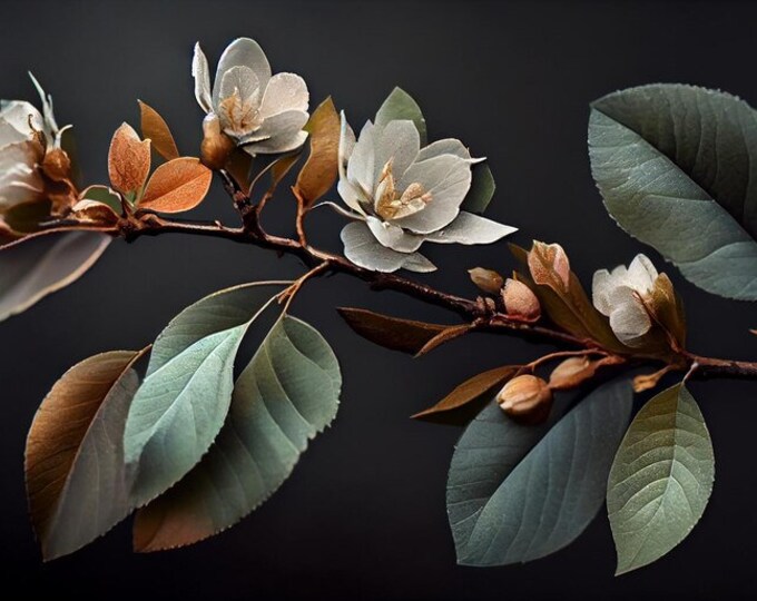 Dark Botanical Prints
