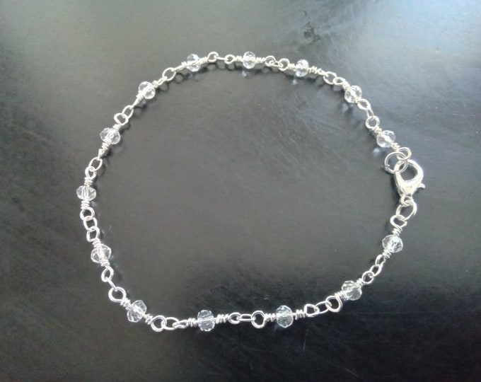 Clear Crystal Bracelet