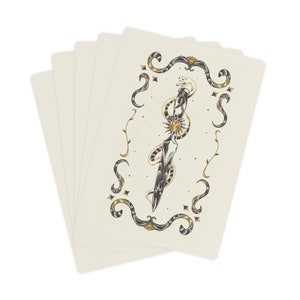 Schlangen Athame Poker Karten