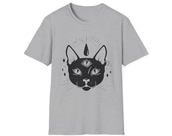 Third Eye Cat Unisex Softstyle T-Shirt
