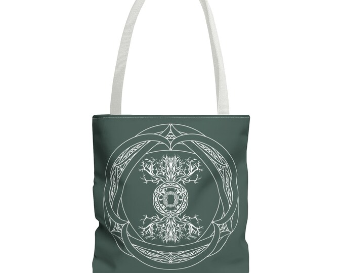 Celtic Tree Tote Bag (AOP)