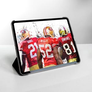 Frank Gore Terrell Owens Patrick Willis Football Trio Digital Download Poster Print