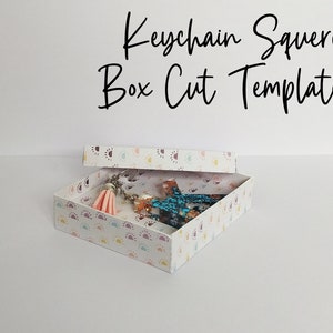 Keychain Box SVG, Keychain Display Card Svg, Keyring Display Card Template, Keychain Packaging, keychain svg, Packaging svg, gift box svg