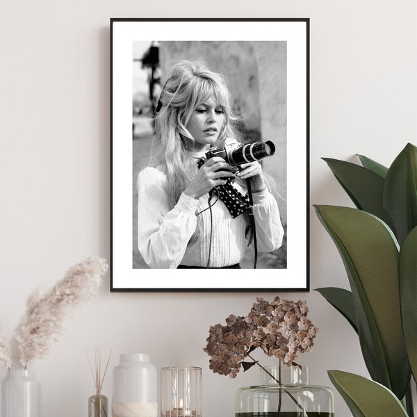 Brigitte Bardot Print INSTANT DOWNLOAD, Brigitte Bardot Art,  Wall Art, Printable Art, Digital Download, Fashion Print